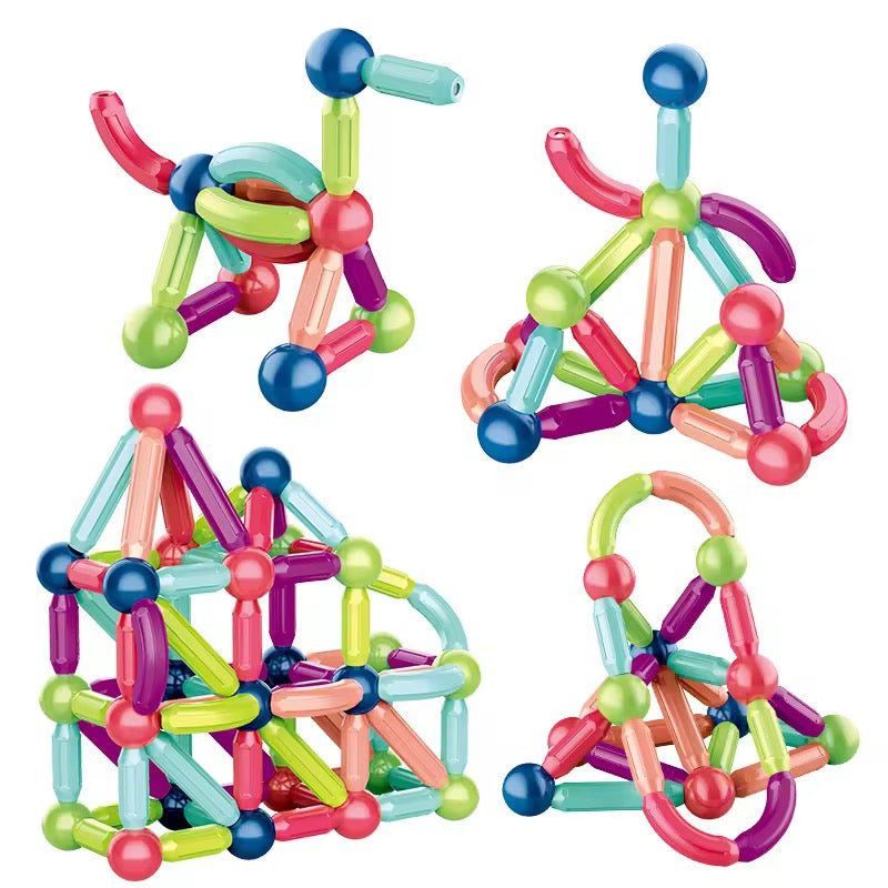 36 PCs Magnetic Building Blocks Set for Kids 3+ | Educational & Creative Toy