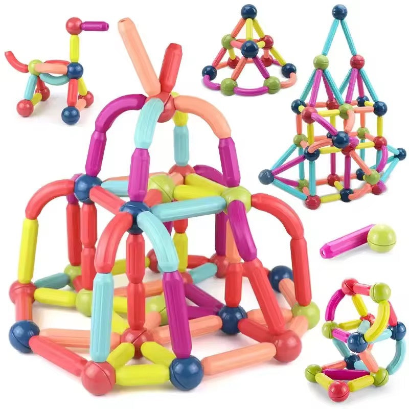 36 PCs Magnetic Building Blocks Set for Kids 3+ | Educational & Creative Toy