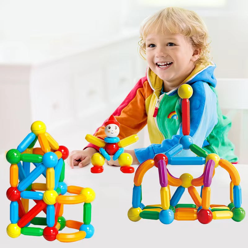 36 PCs Magnetic Building Blocks Set for Kids 3+ | Educational & Creative Toy