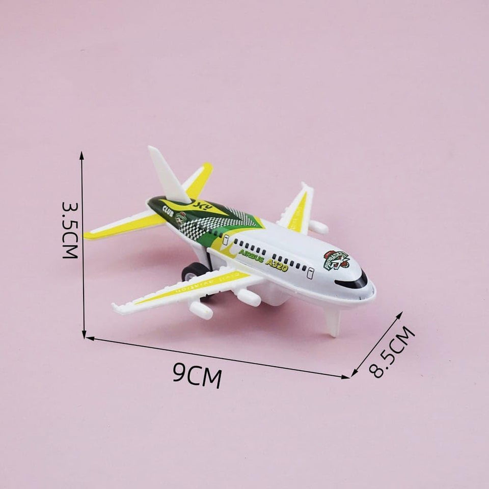 12 Pack Airplane Model Toys for Kids  Pull Back Diecast Planes for Ages 3+