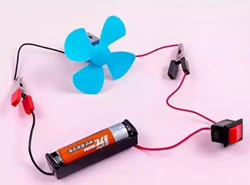 Science School Projects Experiment Kits Fan Light Bulb Electric Circuit Physics