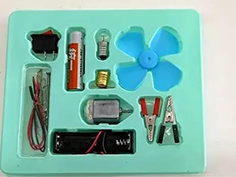 Science School Projects Experiment Kits Fan Light Bulb Electric Circuit Physics