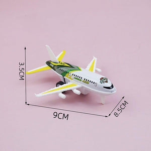 12 Pack Airplane Model Toys for Kids  Pull Back Diecast Planes for Ages 3+